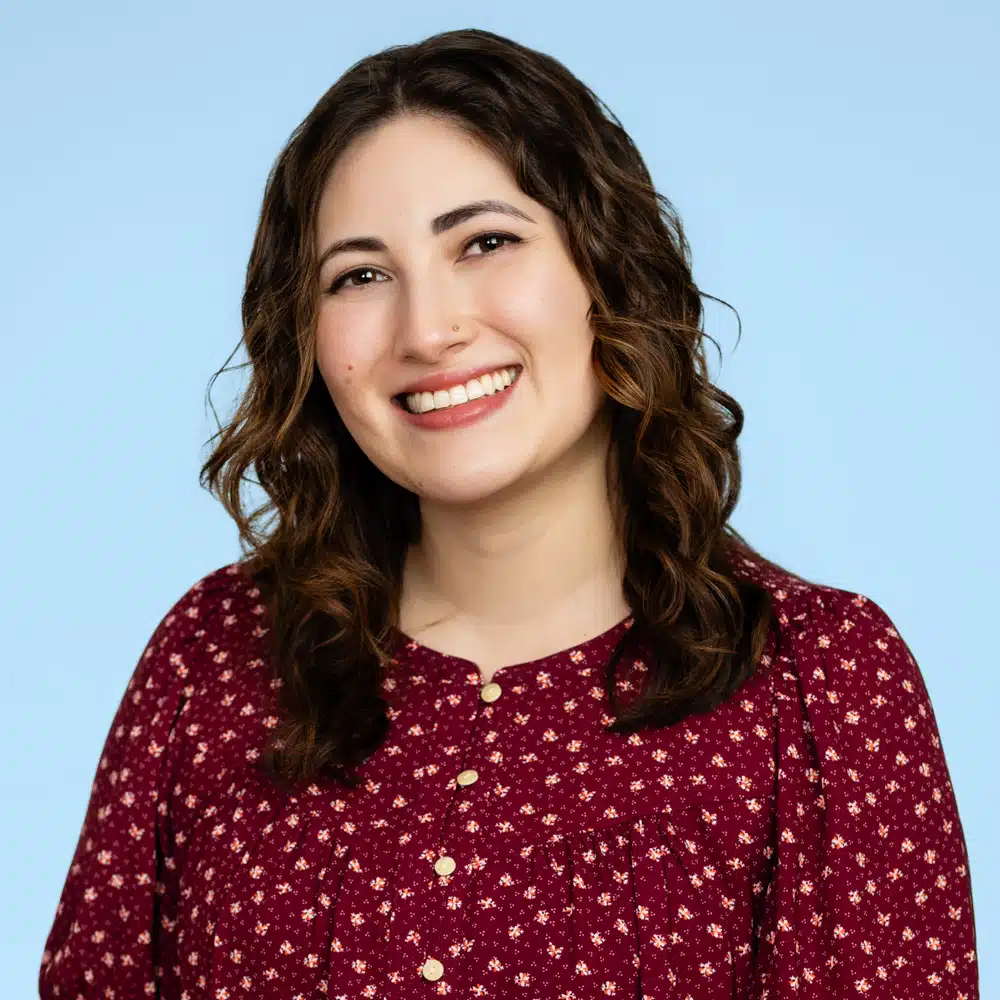 Modern business headshot for St. Louis professional woman at corporate studio